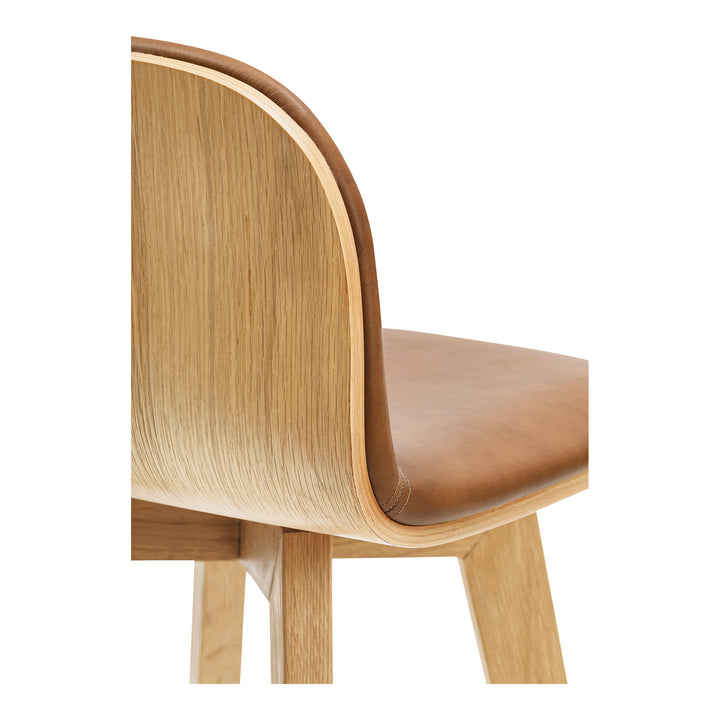 Modern Minimalist Oak Bar Stool