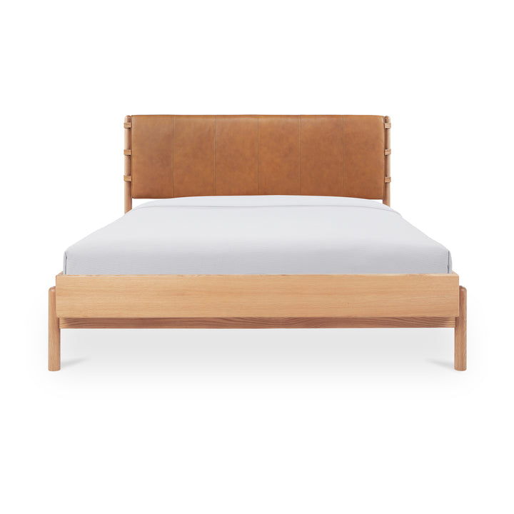 Modern Luxury Leather Queen Bed Frame