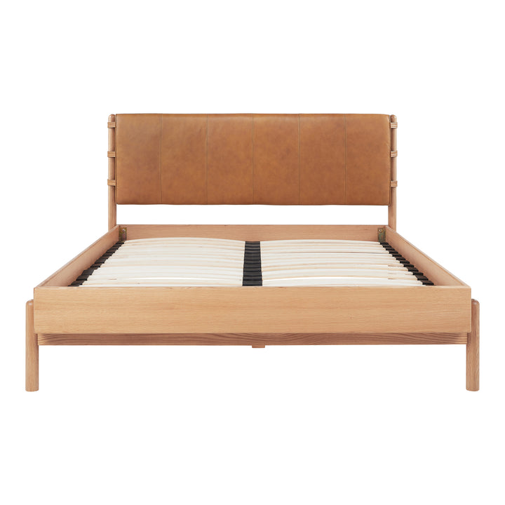 Modern Luxury Leather Queen Bed Frame