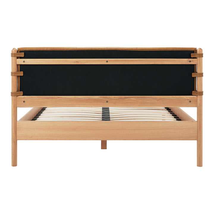 Modern Luxury Leather Queen Bed Frame