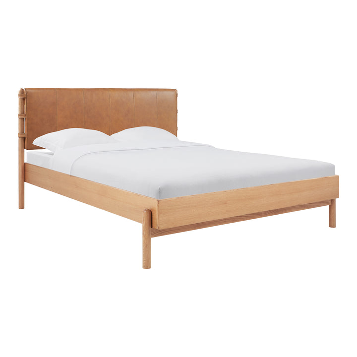Modern Luxury Leather Queen Bed Frame