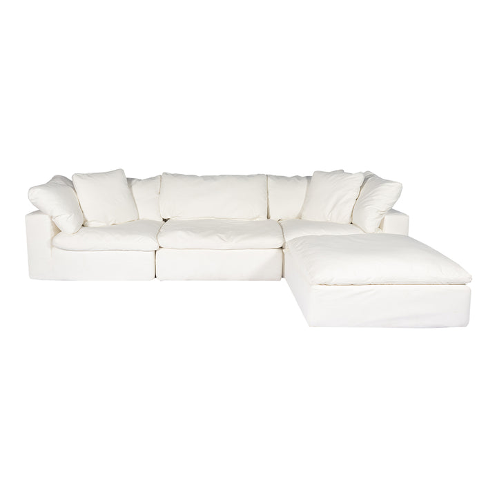 Modular Comfort Haven: Performance Technology Suede Sectional