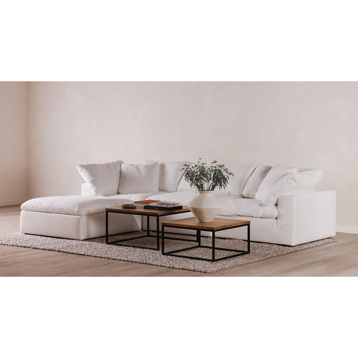 Modular Comfort Haven: Performance Technology Suede Sectional
