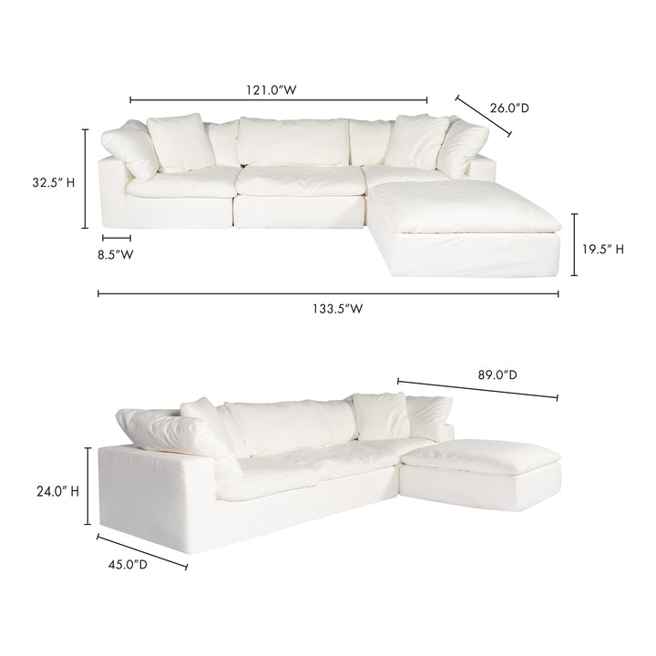 Modular Comfort Haven: Performance Technology Suede Sectional