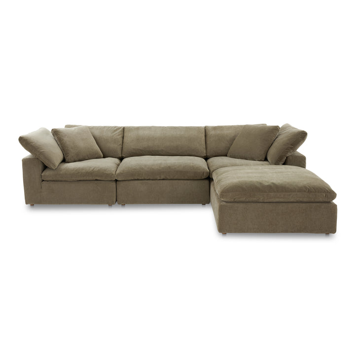 Modular Comfort Haven: Performance Technology Suede Sectional