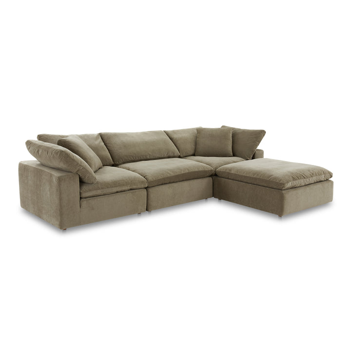 Modular Comfort Haven: Performance Technology Suede Sectional