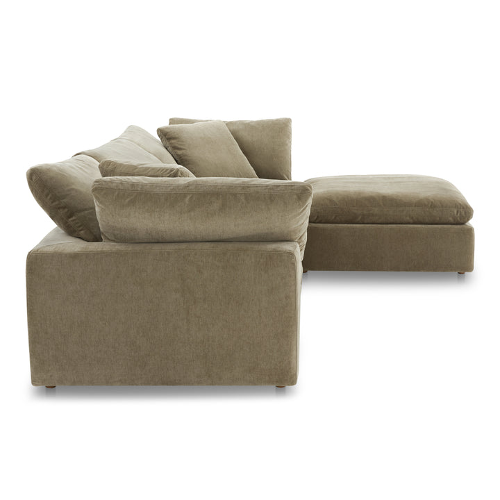Modular Comfort Haven: Performance Technology Suede Sectional