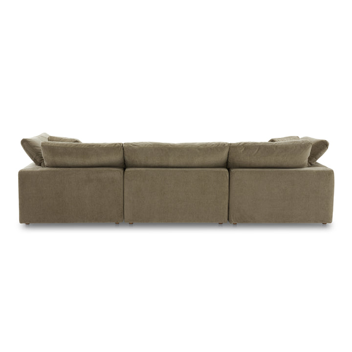 Modular Comfort Haven: Performance Technology Suede Sectional