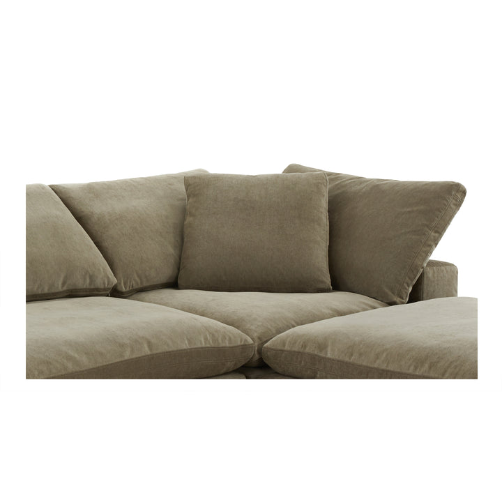 Modular Comfort Haven: Performance Technology Suede Sectional