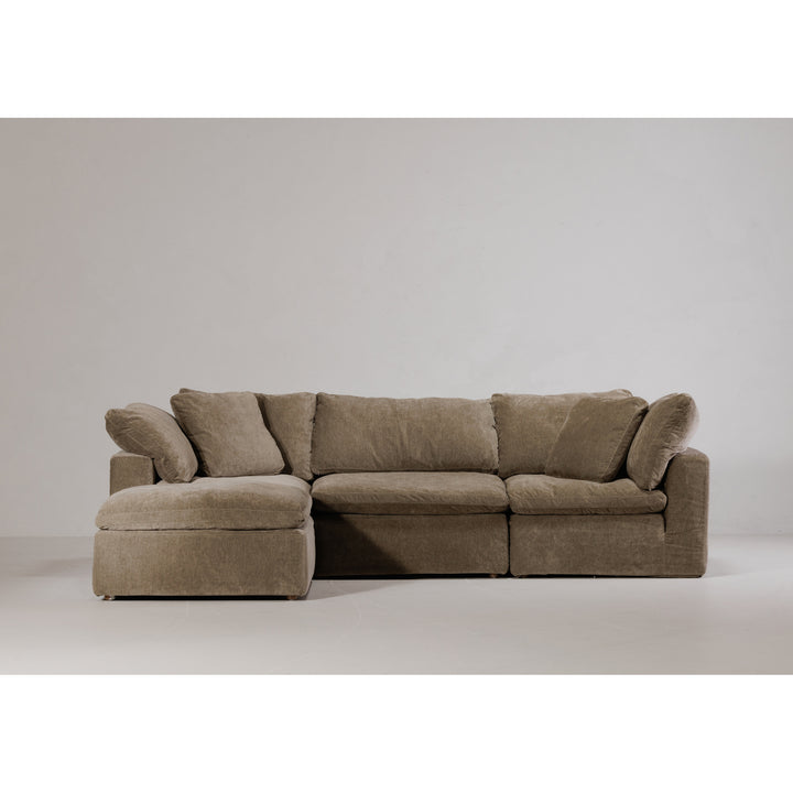 Modular Comfort Haven: Performance Technology Suede Sectional