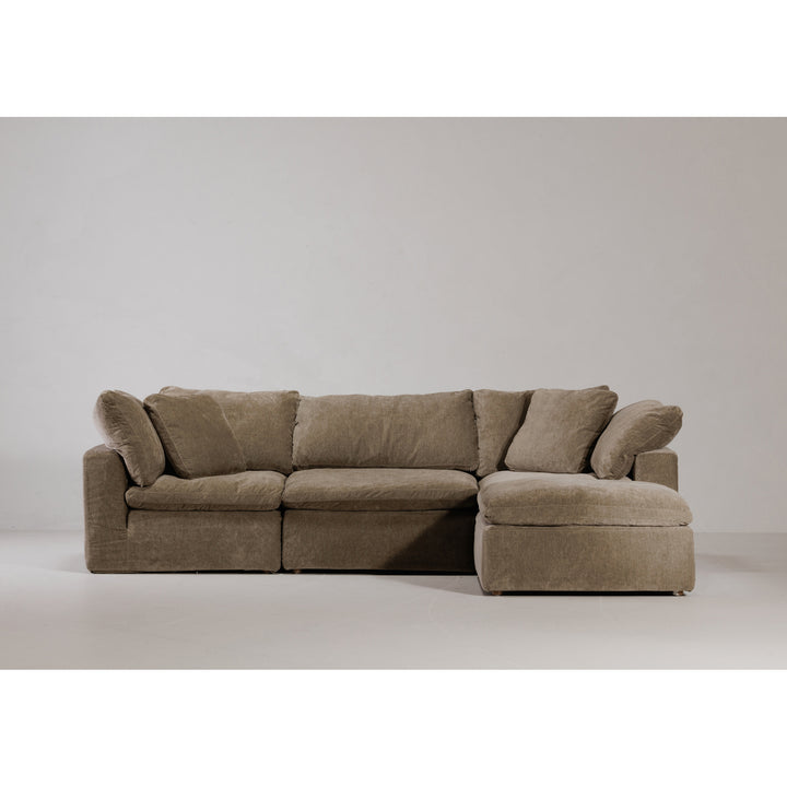 Modular Comfort Haven: Performance Technology Suede Sectional