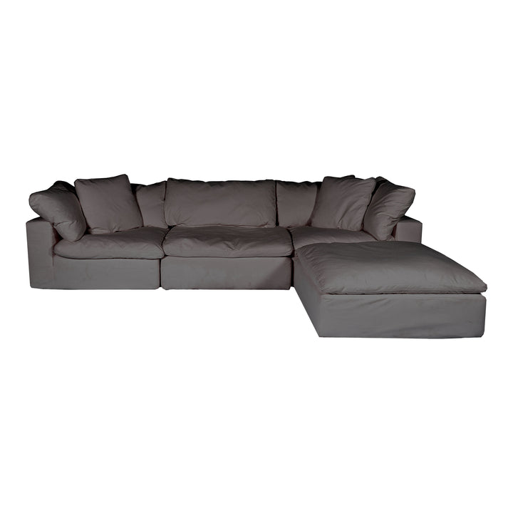 Modular Comfort Haven: Performance Technology Suede Sectional