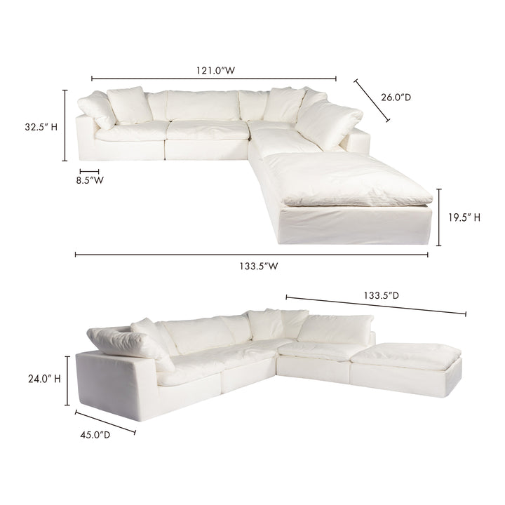 Modern Lounge Haven: Water-Resistant Modular Sofa