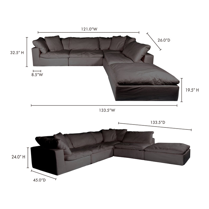 Modern Lounge Haven: Water-Resistant Modular Sofa