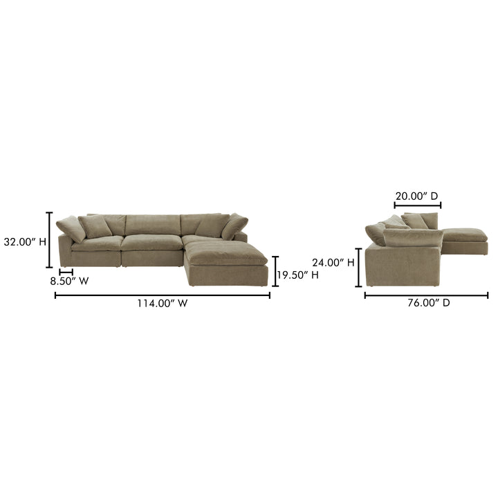 Modern Oasis Modular Sofa Set
