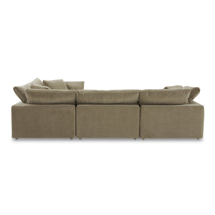 Summit Condo Classic L Modular Sectional Cream White