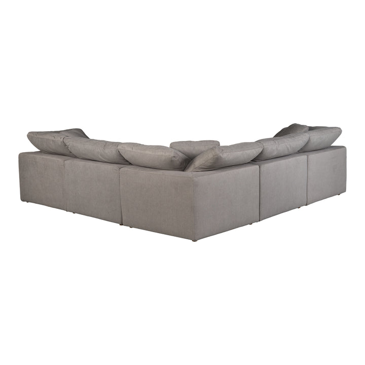 Summit Condo Classic L Modular Sectional Cream White