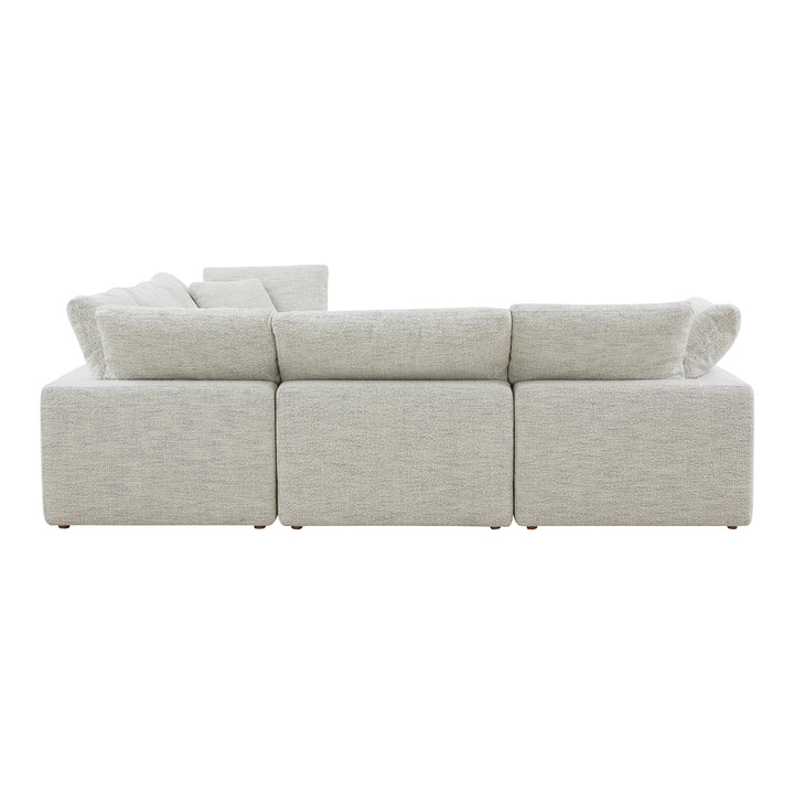 Summit Condo Classic L Modular Sectional Cream White
