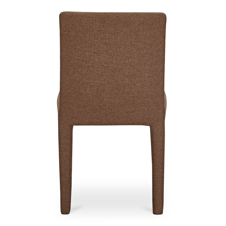Sleek Squared Dining Duo: Comfortable Upholstered Chairs