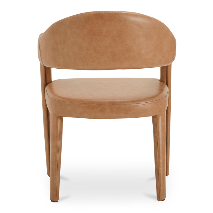 Elegant Open-Barrel Dining Chair