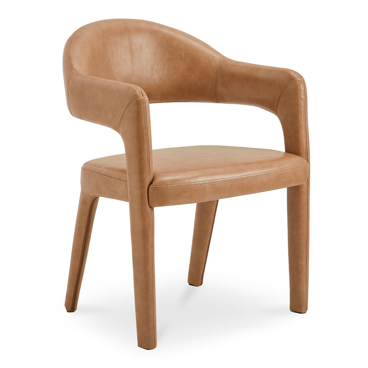 Elegant Open-Barrel Dining Chair