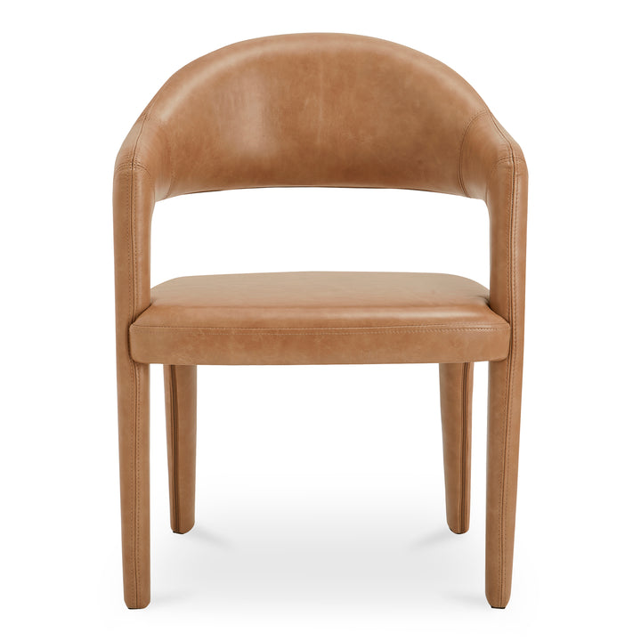 Elegant Open-Barrel Dining Chair