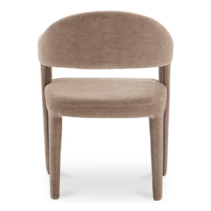 Elegant Open-Barrel Dining Chair