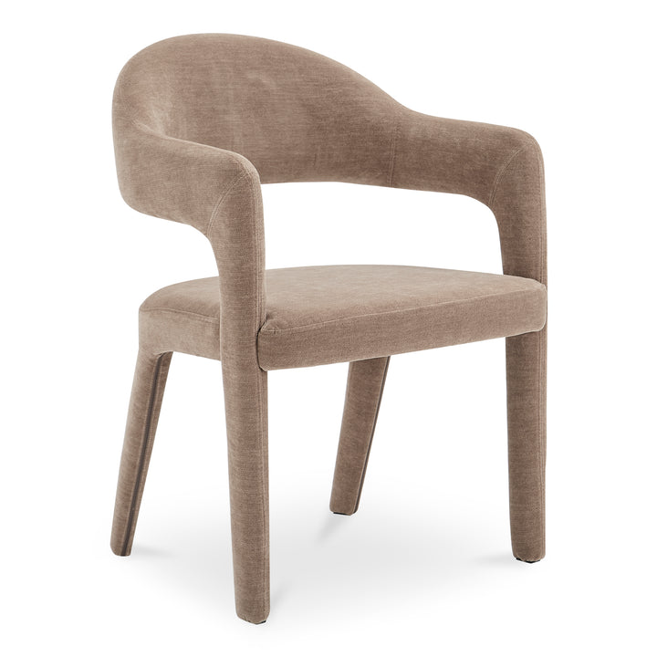 Elegant Open-Barrel Dining Chair