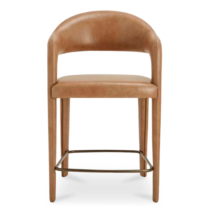 Elevated Barrel Stool with Comfortable Seat and Sleek Design