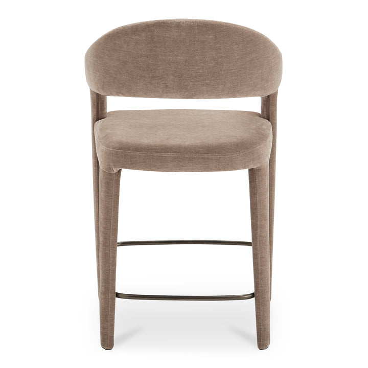 Elevated Barrel Stool with Comfortable Seat and Sleek Design