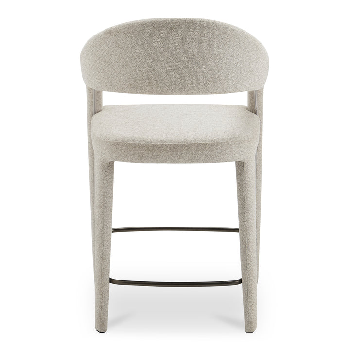 Elevated Barrel Stool with Comfortable Seat and Sleek Design
