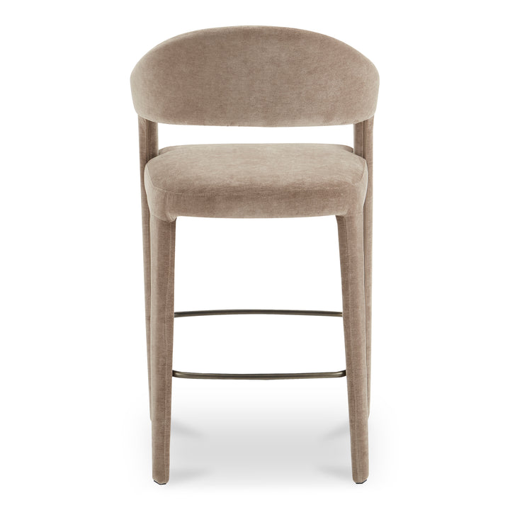 Elegant Open-Back Swivel Bar Stool