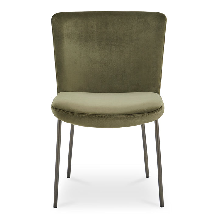 Sophisticated Duo: Slim Metal Dining Chairs