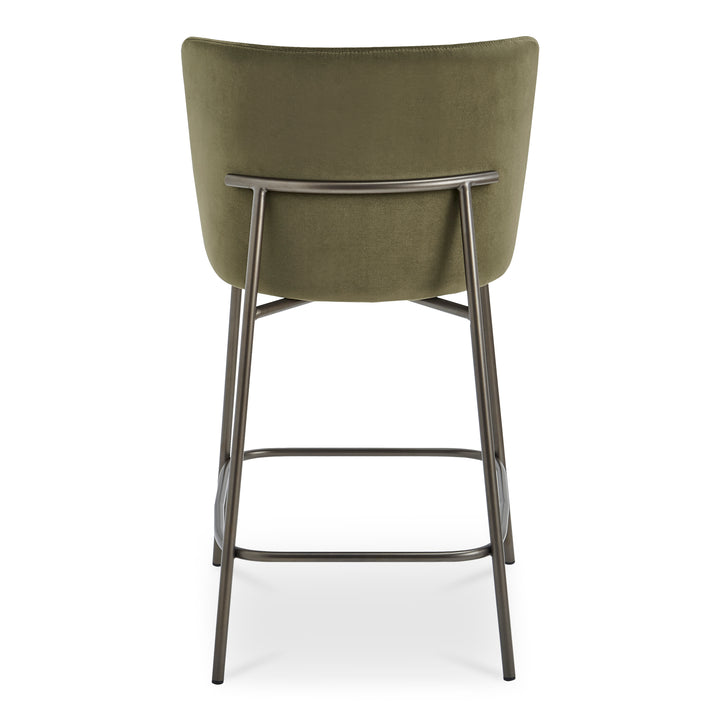 Streamlined Bronze Diner Stool