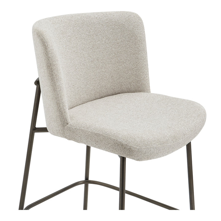 Streamlined Bronze Diner Stool