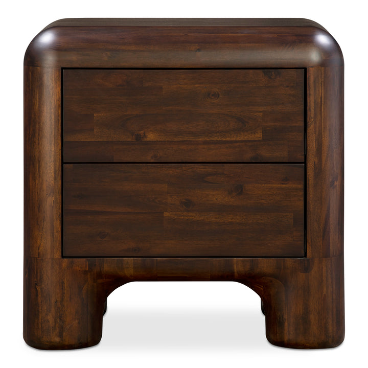 Whimsy Acacia Wood Nightstand