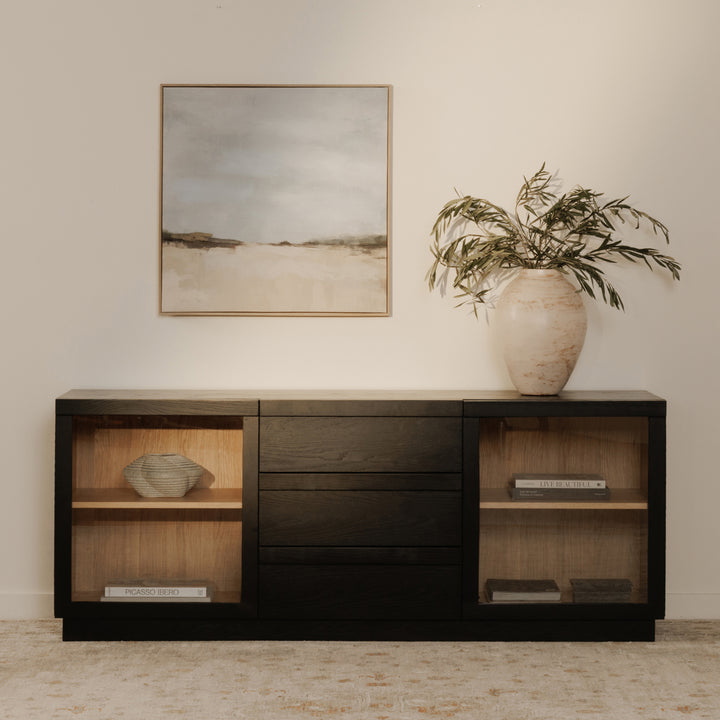 Vogue Cleat-Handled Sideboard in Dual Tone