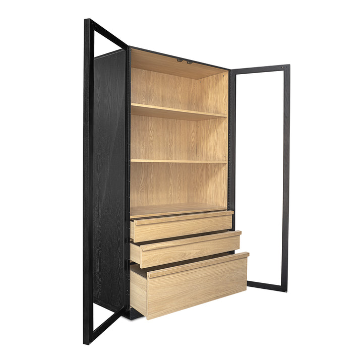 Parisian-Inspired Tall Display Cabinet
