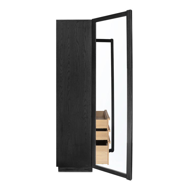 Parisian-Inspired Tall Display Cabinet