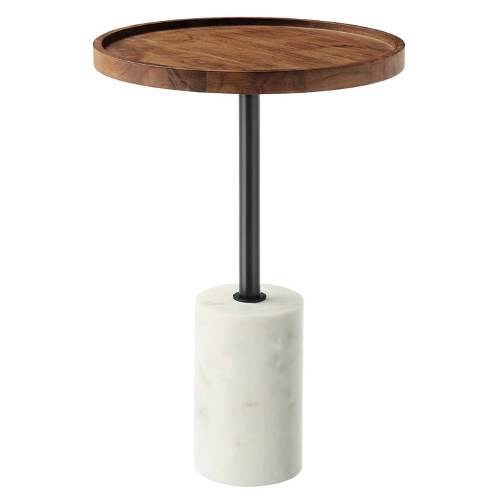 Amelia Acacia Wood Side Table