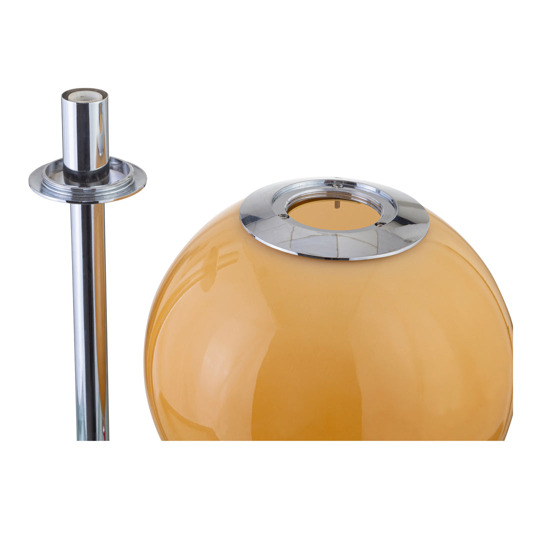 Vintage Amber Glow Table Lamp
