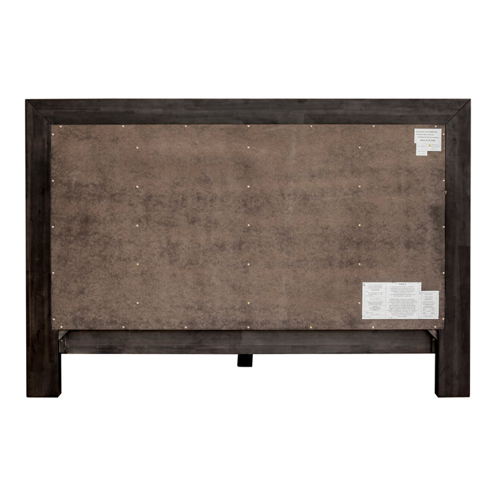 Serene Rest Queen Bed - Contemporary Comfort with Luxurious Headboard