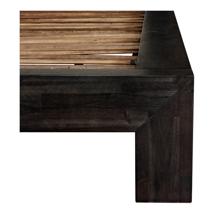 Serene Rest Queen Bed - Contemporary Comfort with Luxurious Headboard