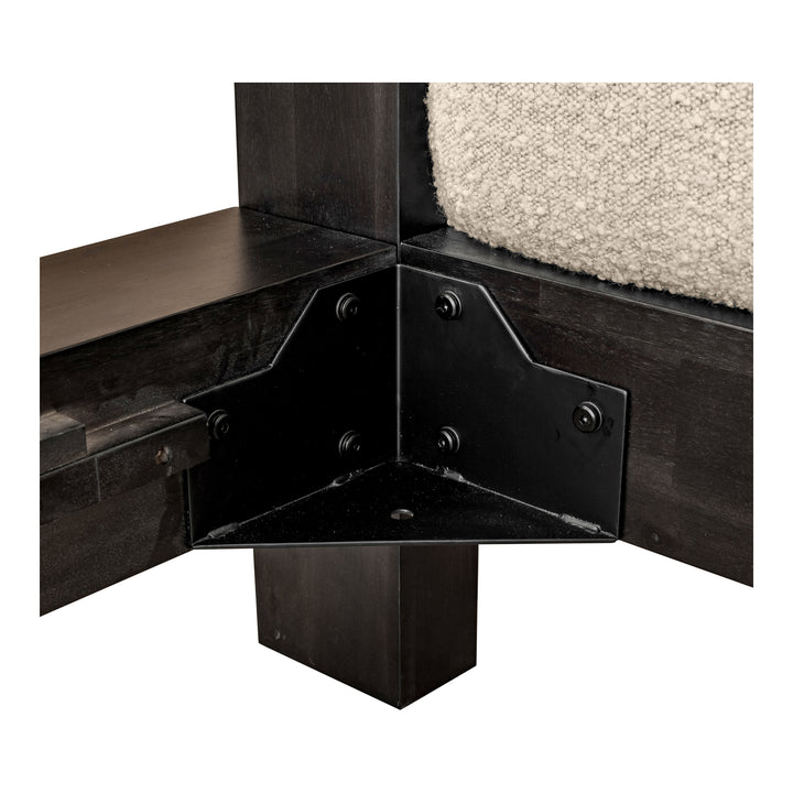 Serene Rest Queen Bed - Contemporary Comfort with Luxurious Headboard