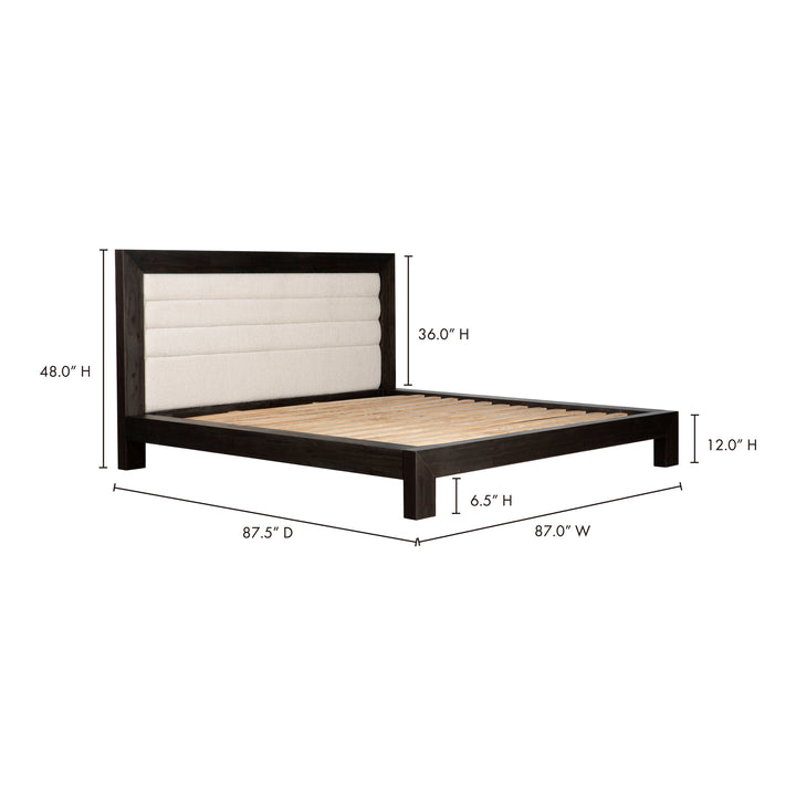 Serene Symphony Solid Wood Bed