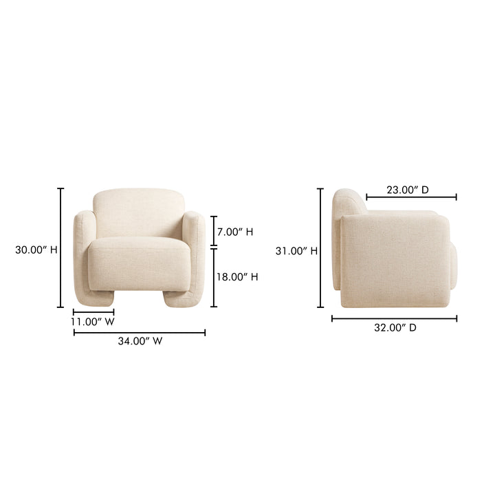 Modern Depth Chair with Distinctive Design