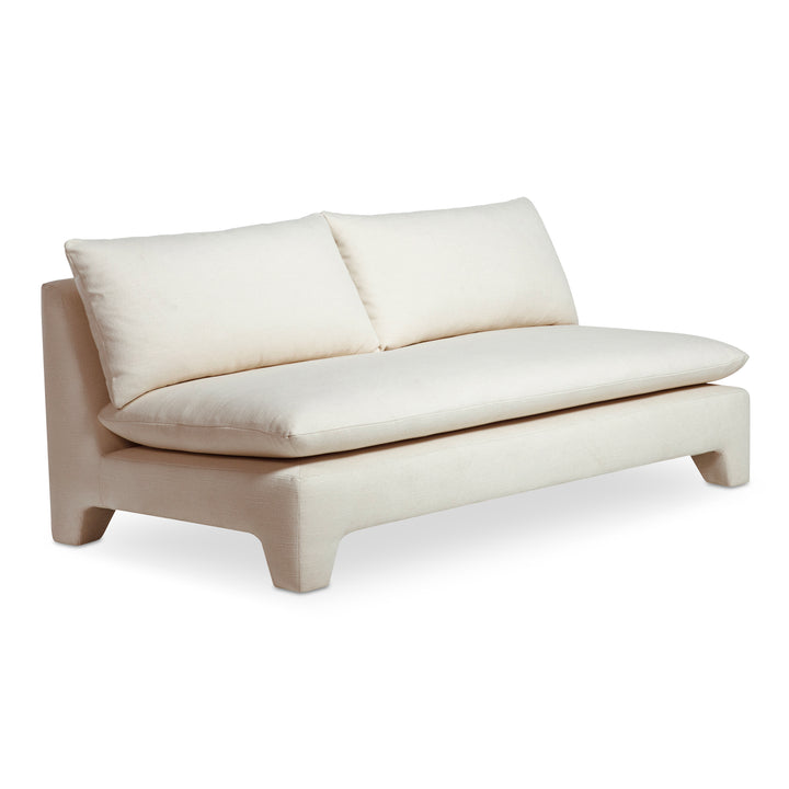 Retro-Chic Lounger with Padded Legs