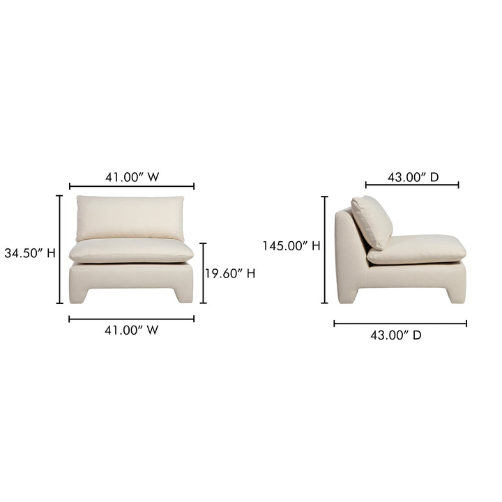 Retro-Chic Lounge Seater with Plush Padding