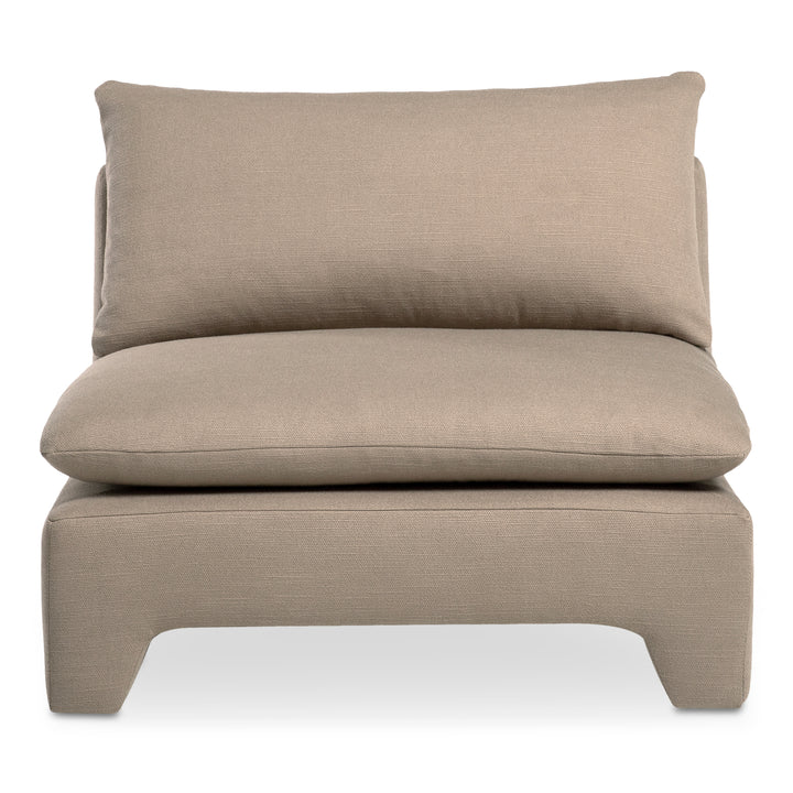 Retro-Chic Lounge Seater with Plush Padding