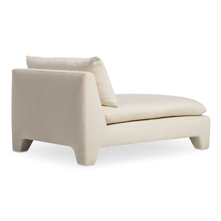 Retro-Chic Lounger with Padded Legs
